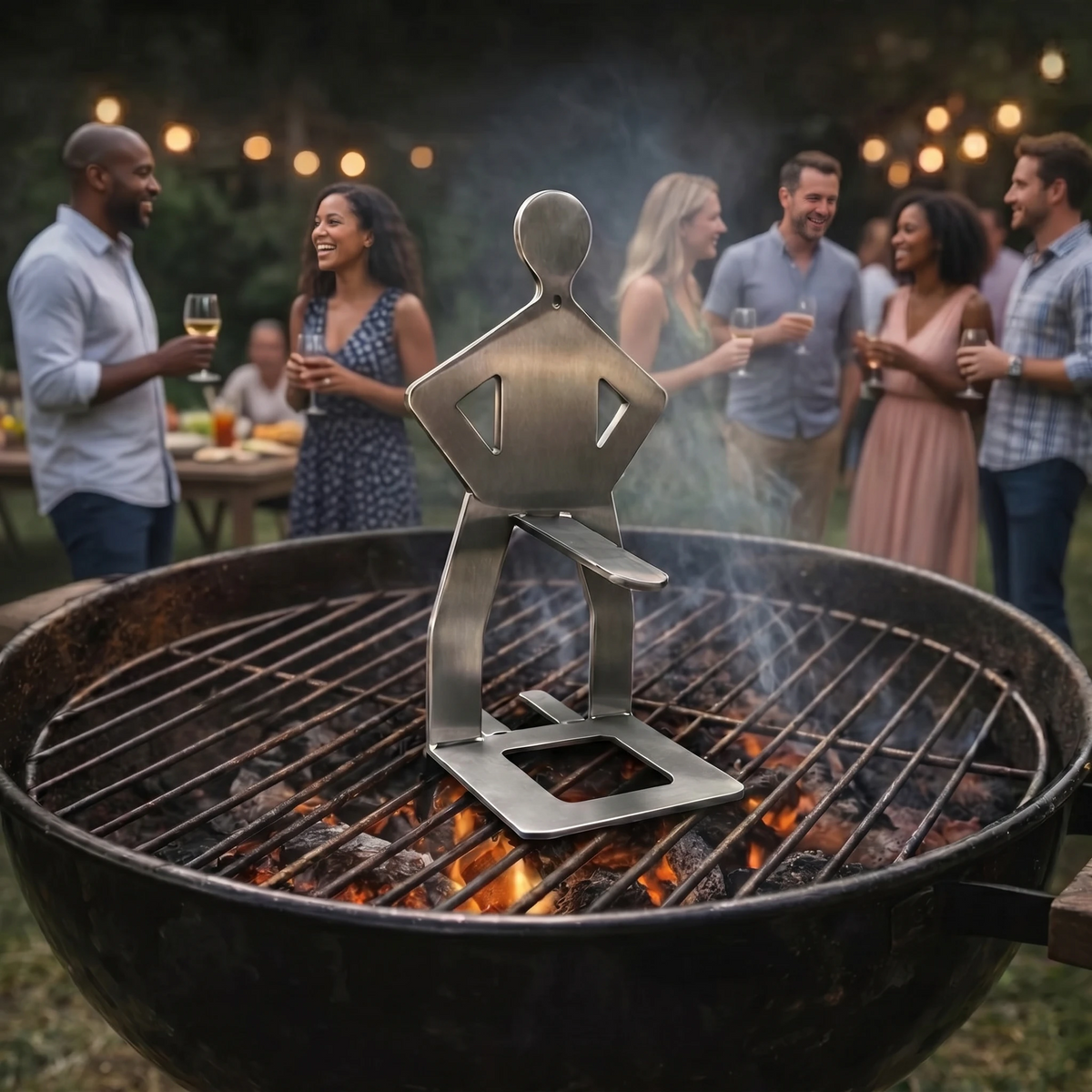 HeadChef™ 4x Stainless Steel Sausage Stand