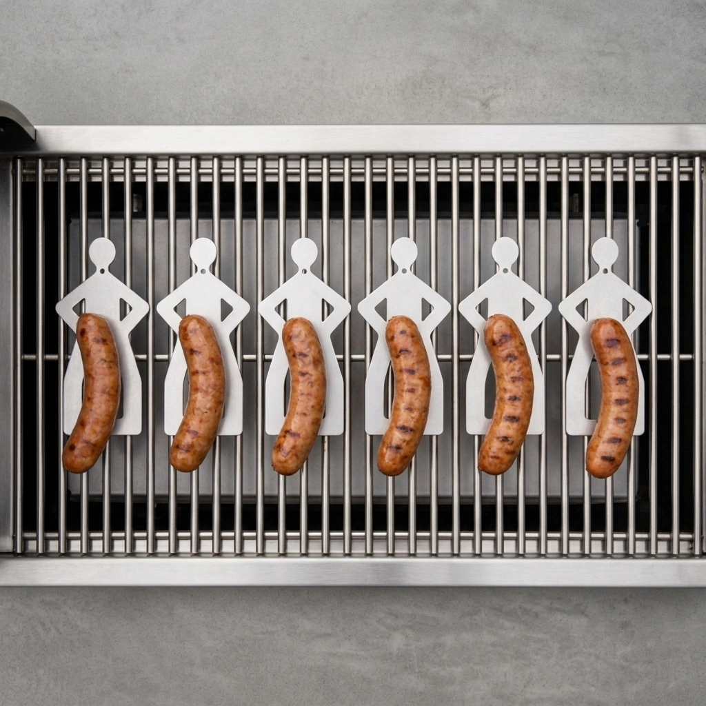 HeadChef™ 4x Stainless Steel Sausage Stand