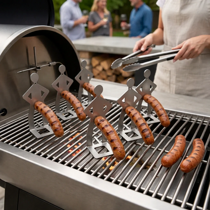 HeadChef™ 4x Stainless Steel Sausage Stand